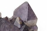 Deep Purple Amethyst Crystal Cluster With Huge Crystals #223296-2